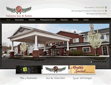 Tablet Screenshot of palmyrainn.com